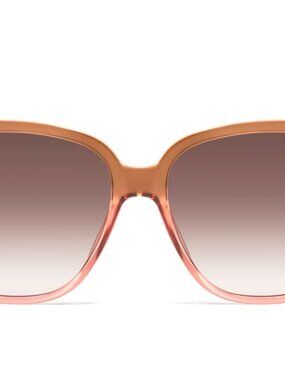 QUAY Women's WIDE AWAKE NO-NS-2352 Coffee Rose Frame/Brown Lenses Sunglasses